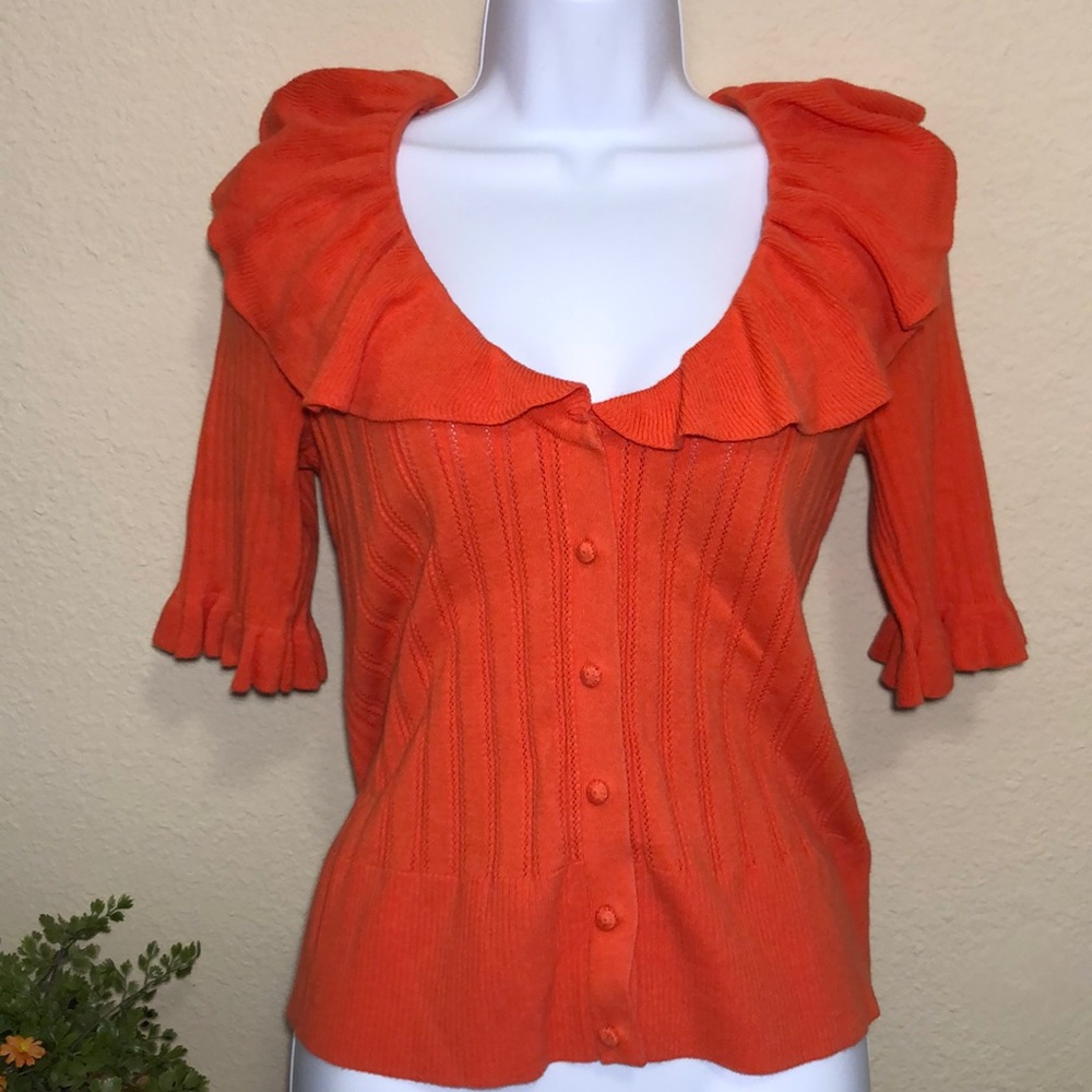 Nygard Collection women’s orange sweater